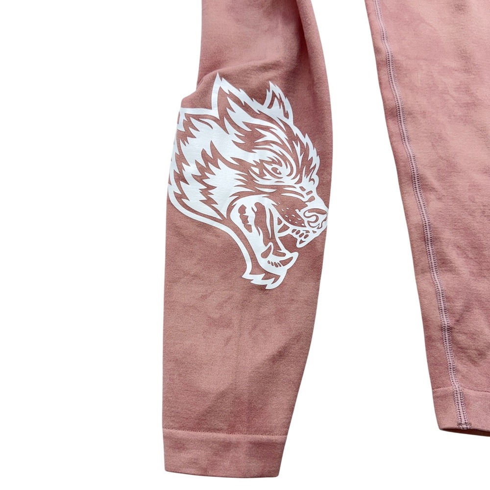 Darc Sport SHE Wolves Leggings Women's Small Pink Wolf Graphic 1 of 500 - Picture 4 of 10